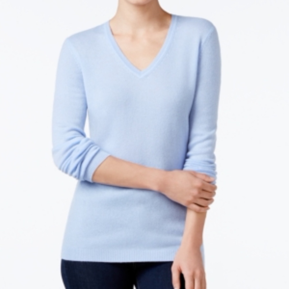 Charter Club Cashmere V-Neck Sweater